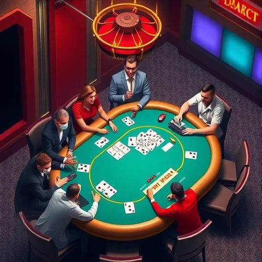 Ilustrasi permainan live casino dan slot online rogtoto